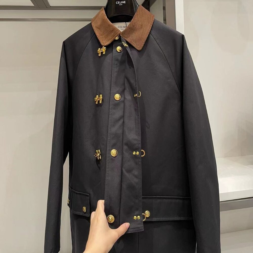 Celine classic jacket with filling brand new without tags